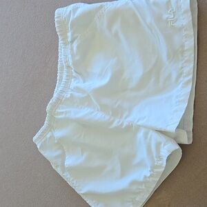 Fila Lined White Tennis Pickleball Court Shorts